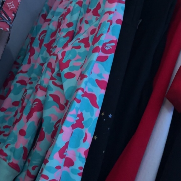 double hooded multi colour Bape hoodie 1:1 - Picture 4 of 4